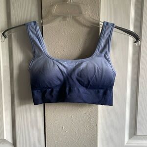 Buffbunny synergy sports bra in rainwater blue